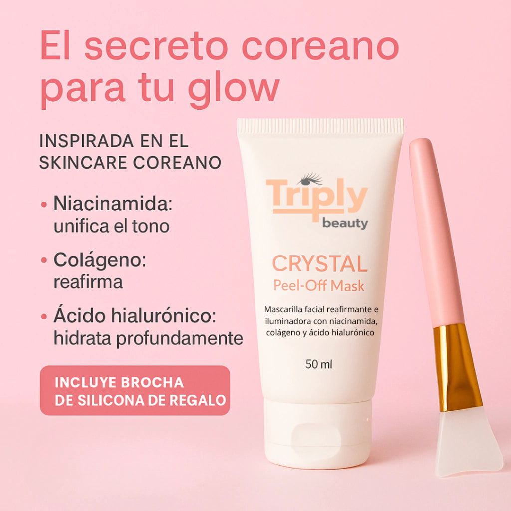 CRYSTAL™ – Mascarilla Facial Peel-Off Transparente | PREVENTA