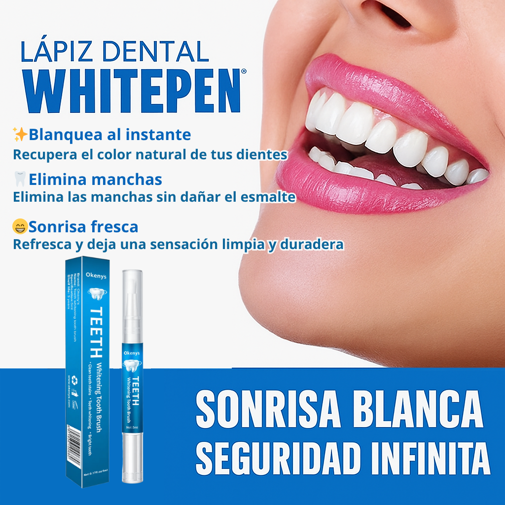 WhitePen™ — Lápiz blanqueador dental | Sonrisa radiante desde el primer uso