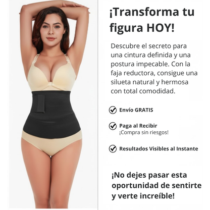 ShapeFit™ — Faja Reductora Elástica, Define tu cintura y realza tu figura al instante.